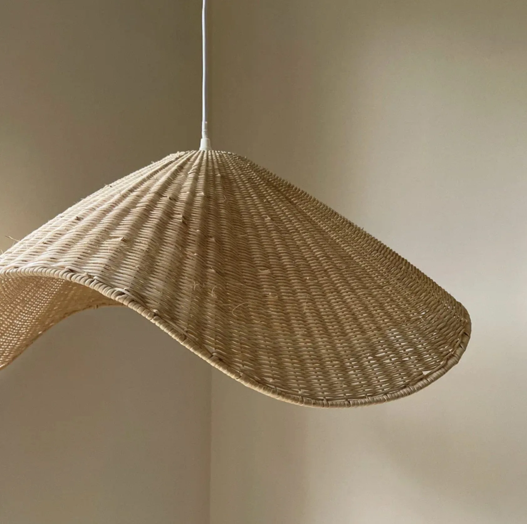 rattan pendant light